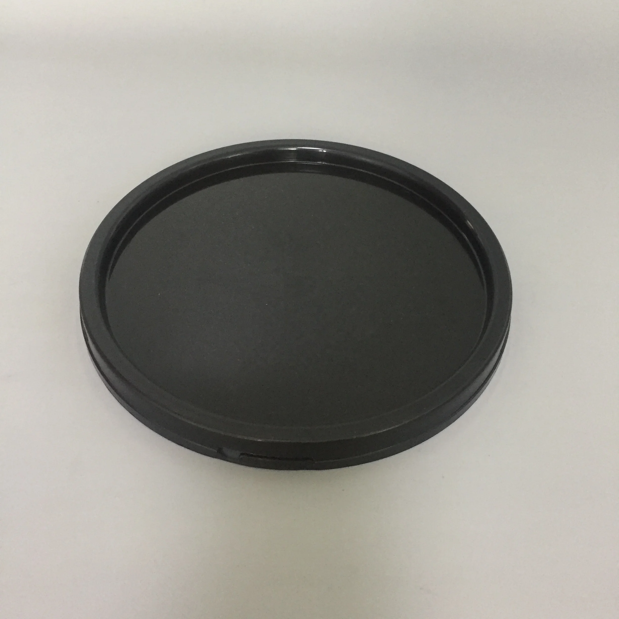 Пластиковое ведро 1 галлон пищевые контейнеры с черной крышкой