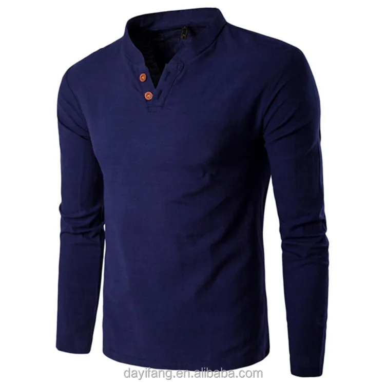 Clothes Men Shirts New Blouse Neck Designs Plus Size Fashion Luxury Casual Linen Shirts Tops Men Clothes