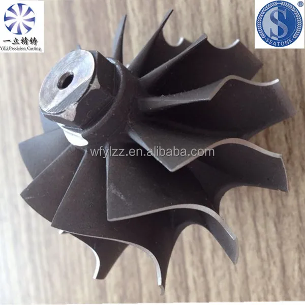 Вакуумный литейный Портативный Пескоструйный Аппарат Superalloy, используемый турбинный колесо для гидроциклов