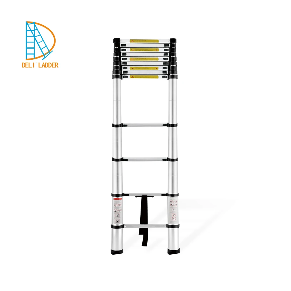 3.8 m telescopic ladder ladder aluminum ladder for homeuse