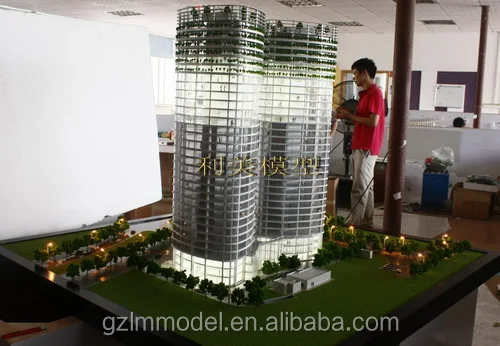 Sales Gallery Building House Villa models, architectural models Landscaping Model for Real Estate Company ,Dubai Land developer
