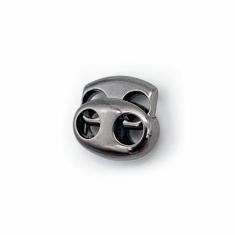 
Promotional spring rope lock stopper zinc metal spring cord lock stopper 