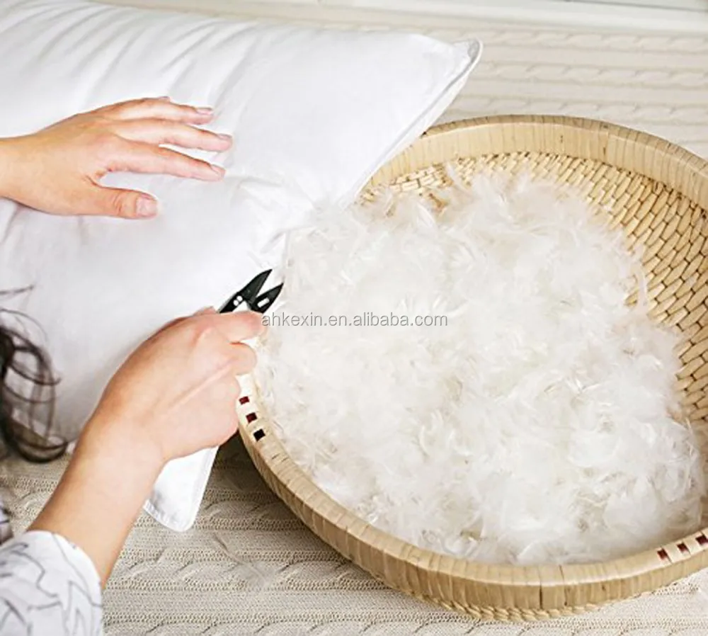 
Wholesale king size down feather cotton filling pillow 
