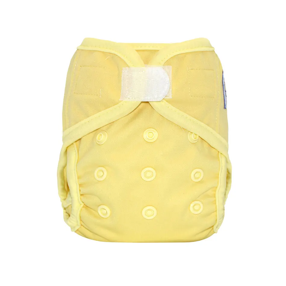 
Waterproof PUL double leaking gussets newborn cloth diaper nappy cover 