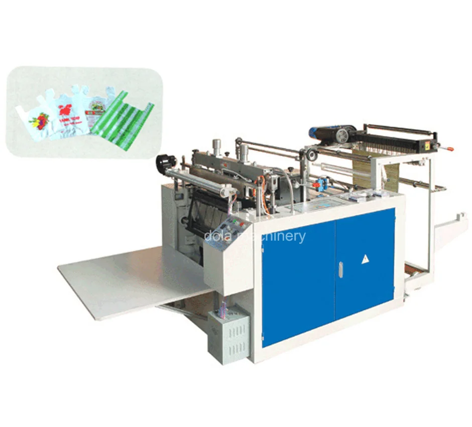 
Bottom Sealing Heat Cutting HDPE LDPE Plastic Bag Making Machine Price 