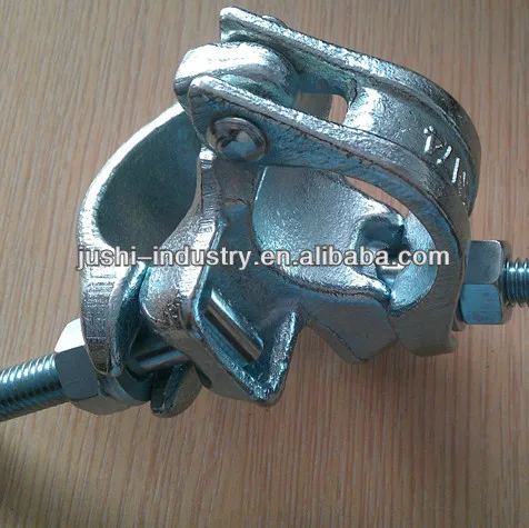 60*48mm Scaffolding Accessories Fixed Double Couplers Galvanized Scaffold