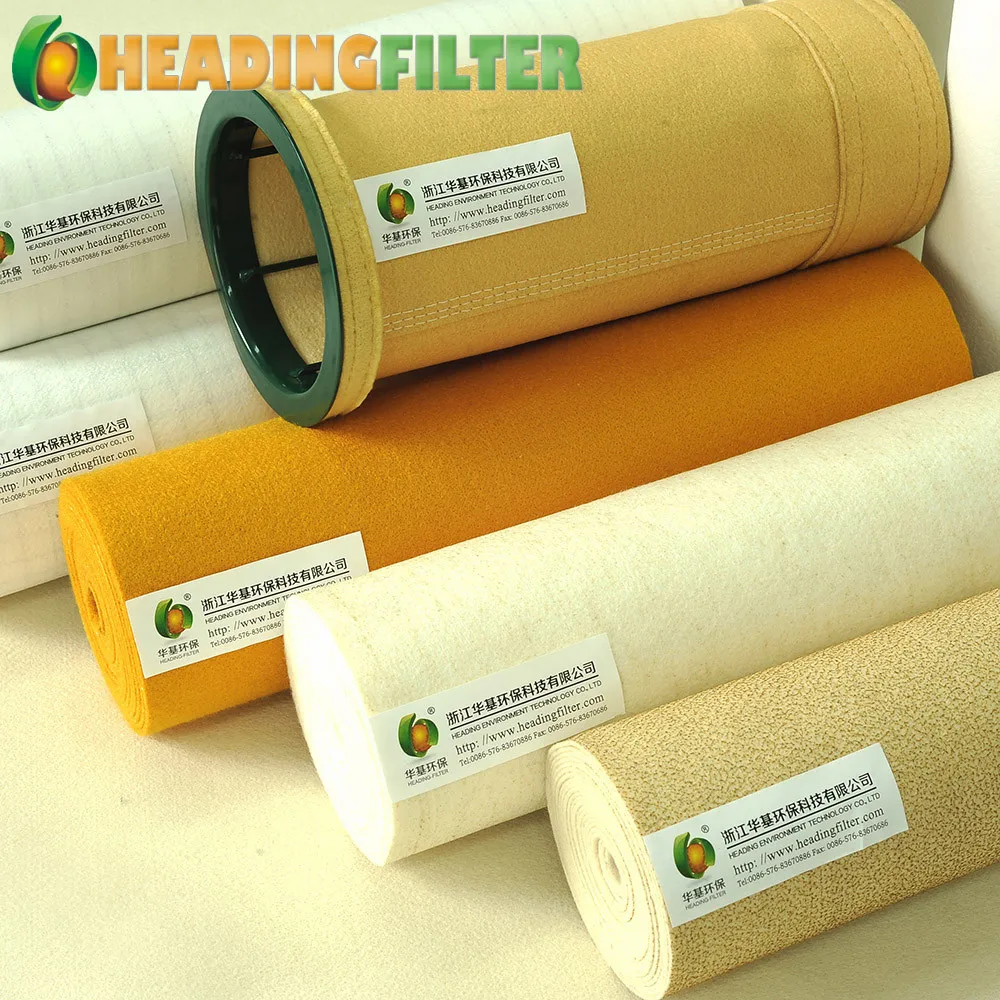Фильтр из полиэстера, Nomex, акрила, ППС, ПТФЭ, п84, Стекловолоконный пылесборник для промышленной системы сбора пыли