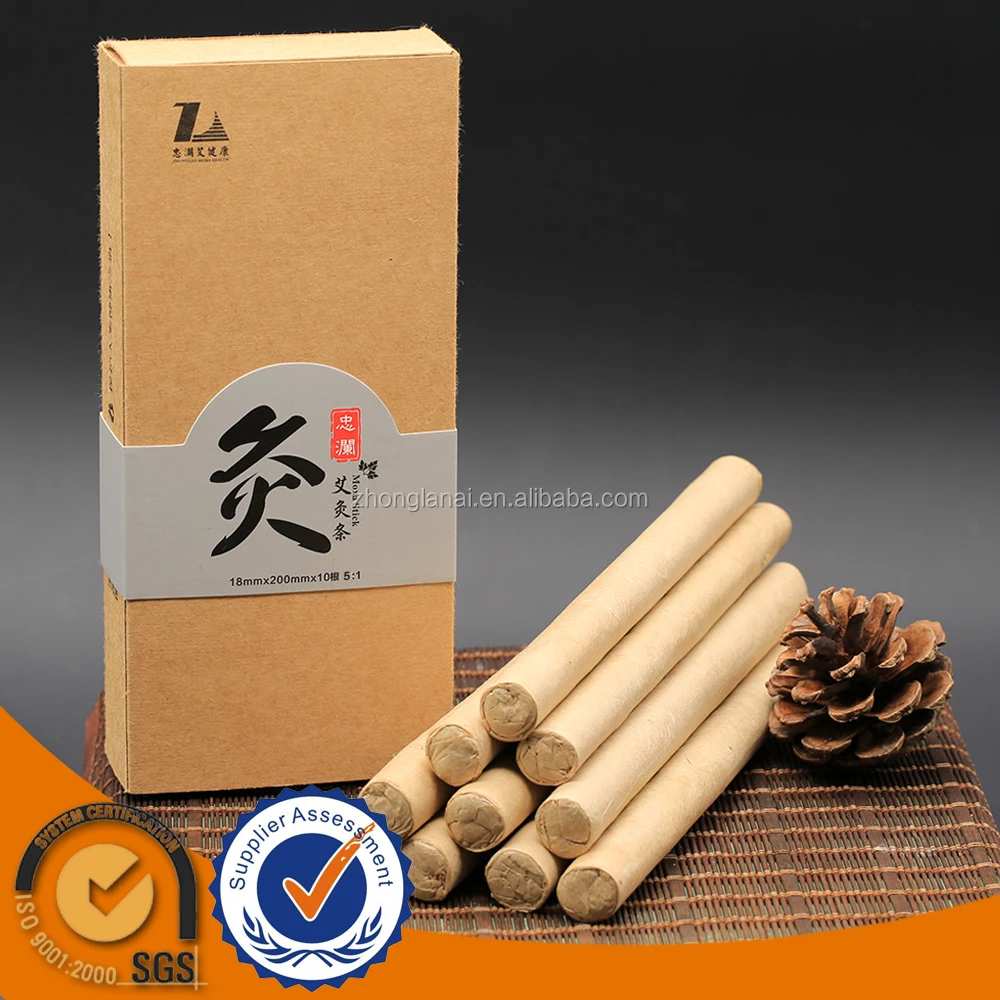 
Wholesale moxa stick 10pcs/box warm body pure moxa stick for warm needles 