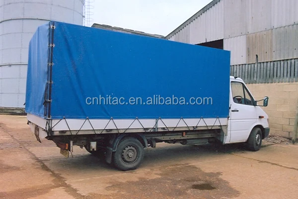 Durable Water Resistant PVC Cage Trailer Cover Tarpaulin