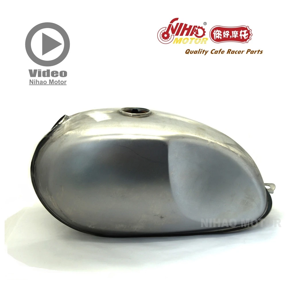 
 A1 Cafe Racer Tank Nihao Motor 9L бензиновый топливный винтажный Мотоцикл Запчасти для HONDA с блокировкой крышки архив Mash  