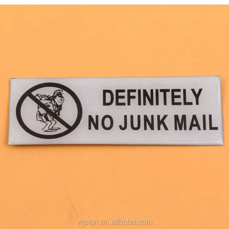 Infiltration Oxidation Metal Aluminum Safety Custom No Smoking Sign For Warning