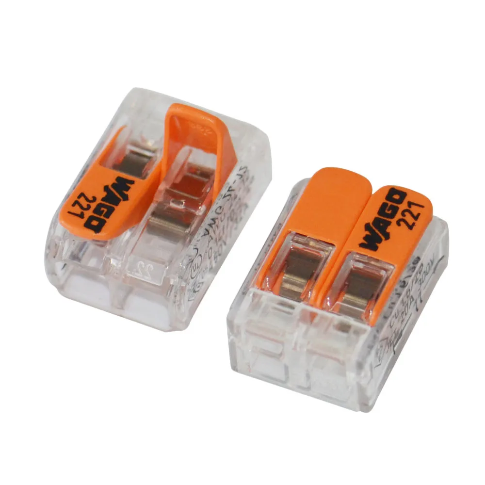 
 Оригинальный разъем wago для легкой подключения всех проводников  