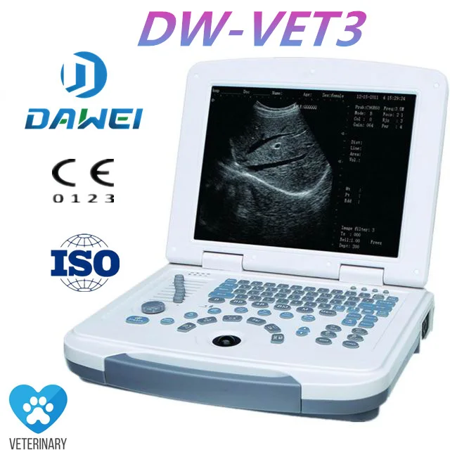 DW-VET3 портативная полностью цифровая ветеринарная ультразвуковая диагностическая система ultrasonic equipment