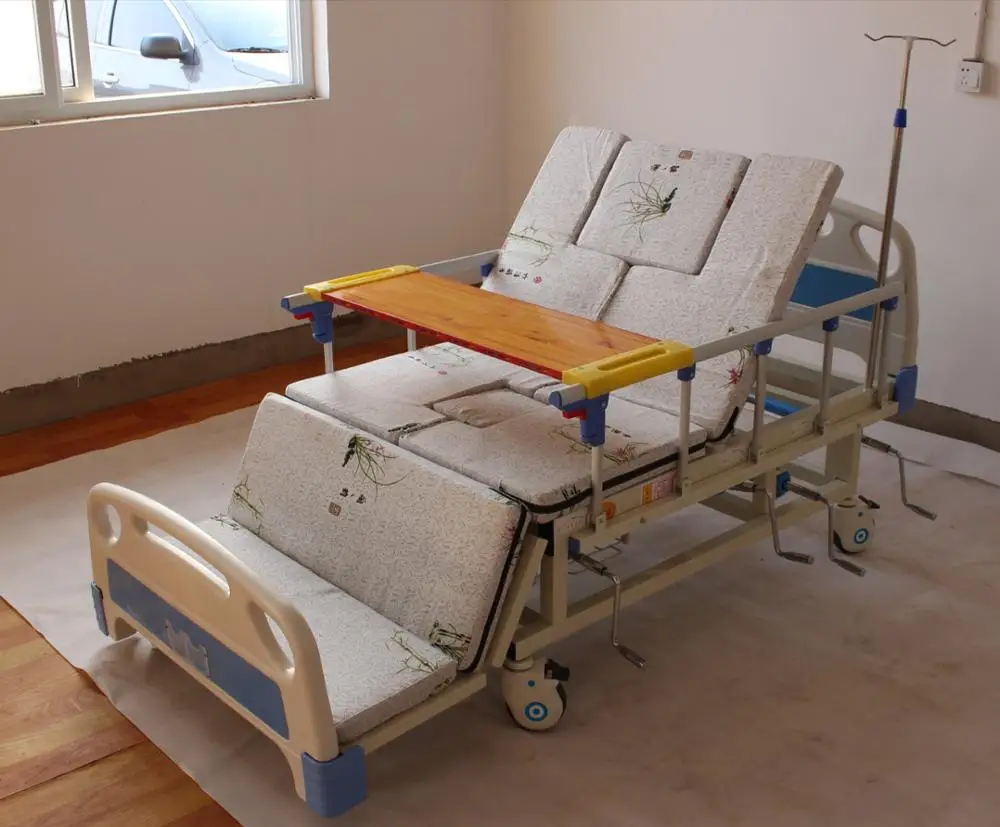 Полный изогнутый складной Анти-скольжения по уходу за кровать медицинская кровать