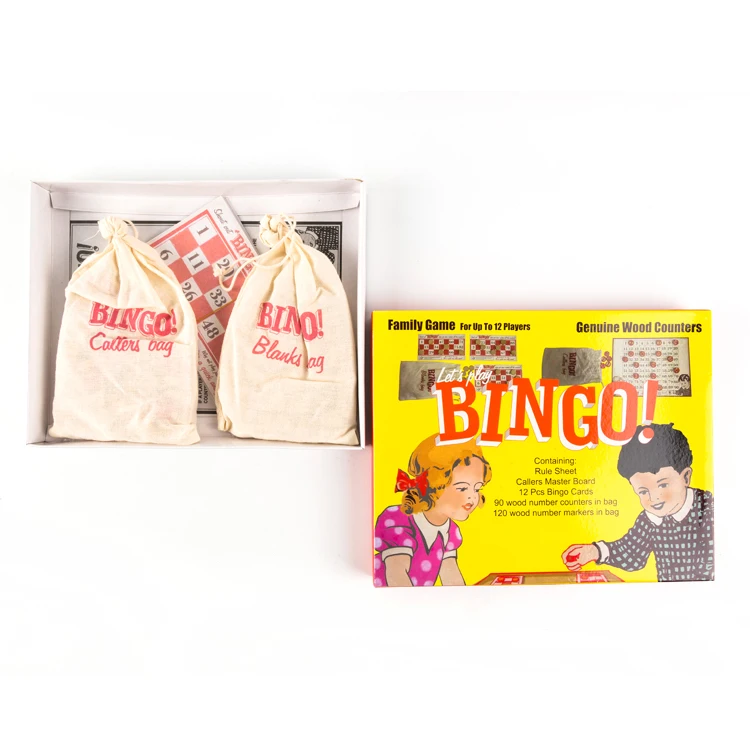 Professional Manufacture Bingo Lotto Toy Wooden Bingo
