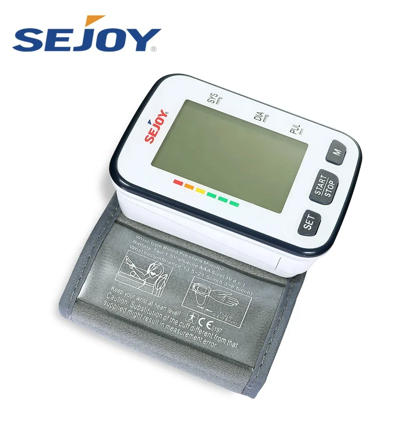 CE approved wrist blood pressure meter monitor BP monitor