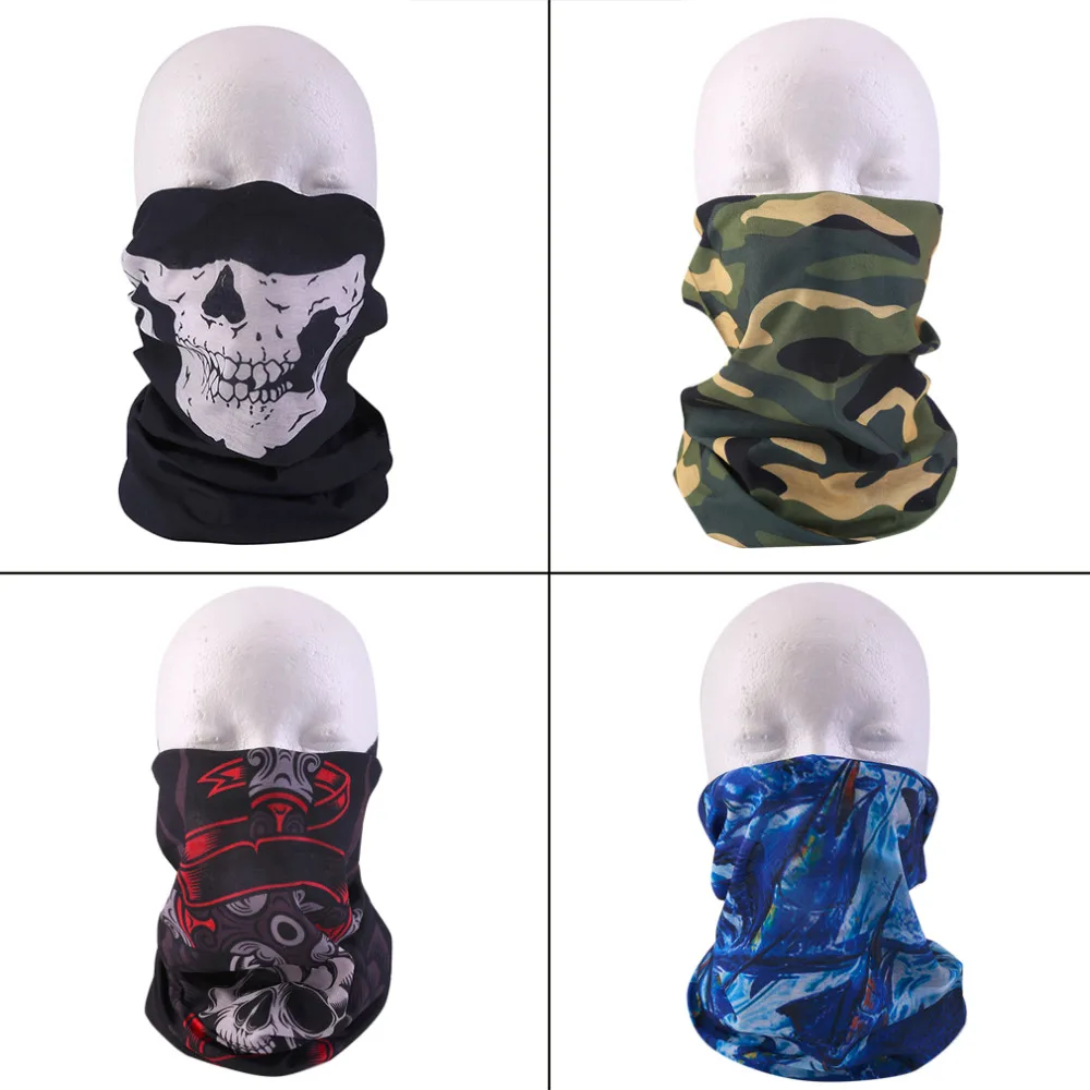 Mask Bandanas for Dust Headwear Sweat Wicking Headbands Fashionable Camouflage Multifunctional Yoga Sports Stretchable Seamless
