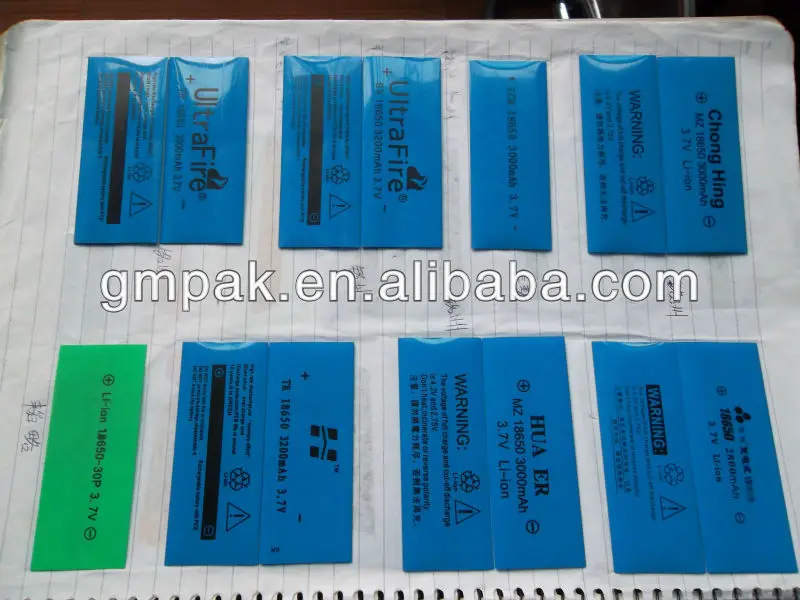 PVC Shrink Tube For Battery