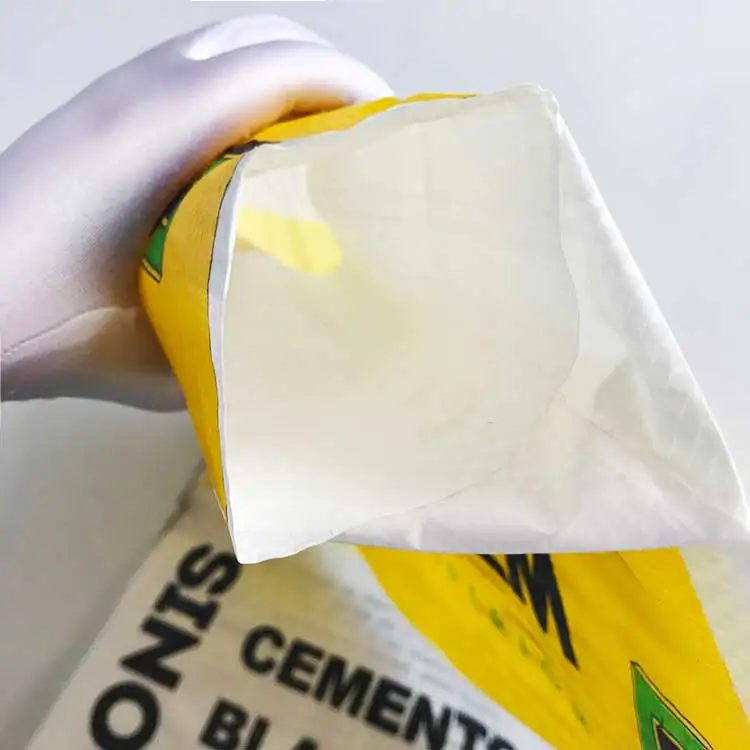 EGP Customized 25kg/50kg Logo Printed PP Woven Valve Cement Bags Waterproof Square Bottom Chemical Industry Packaging Open