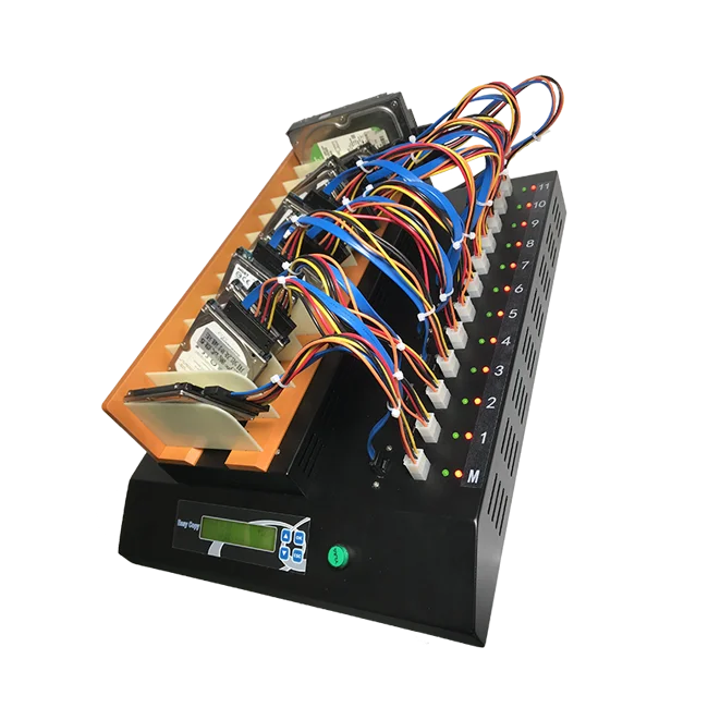 
hard disk duplicator, 1 to 11 SATA 2.5 3.5 External Hard Drive Copier SATA copy machine, hard diskcopy, 