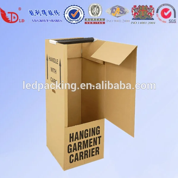 
Wholesale Promotional Strong Brown Wardrobe Moving Boxes Shipping Box Industrial Use packaging items Feature Recyclable Paper 