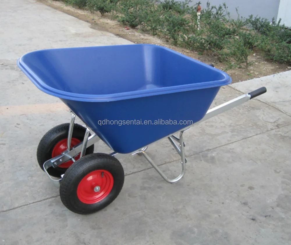 200LTR trojan stable twin wheel blue wheelbarrow manufacturer