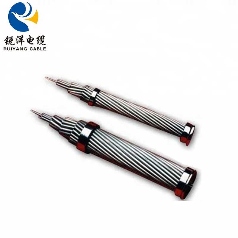 ACSR Cable Steel Core Aluminum Conductor Stranded Wire Used For Overhead