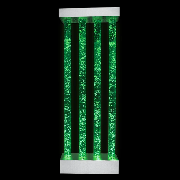 Acrylic water bubble tube  column screen divider floor standing water bubble wall acrylic bubble waterfall  fountain