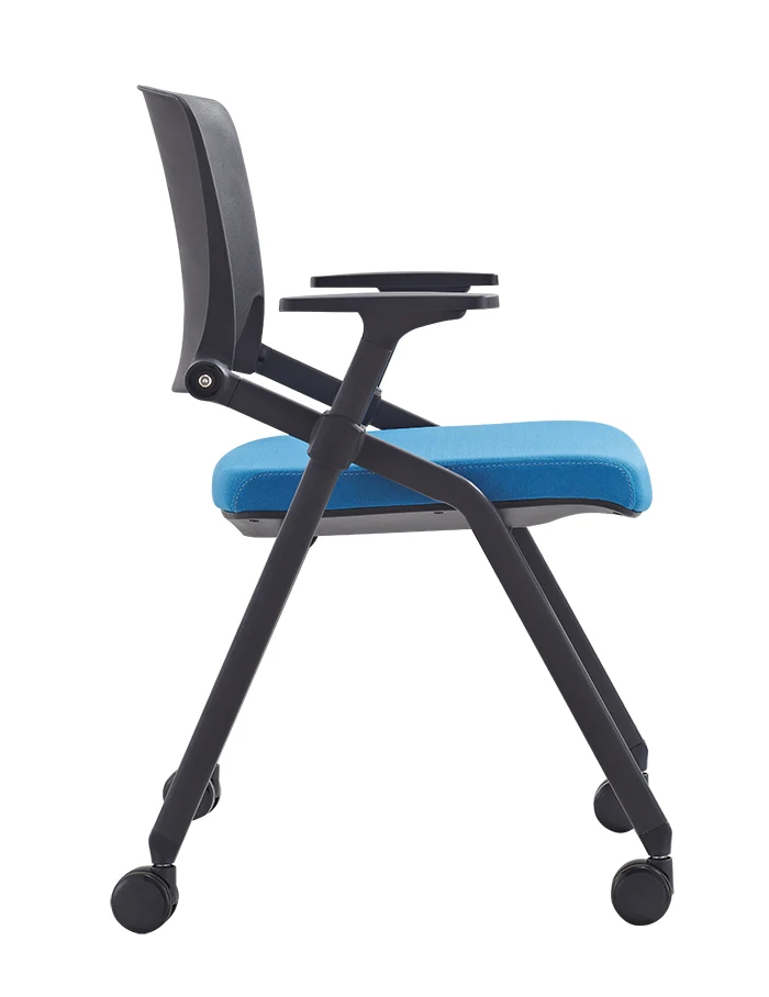 New Folding Chair Training Chair Foldable Tablet Can Turn 180 The Seat Plate Is Reversible High Quality Mesh Fabric Office Chair