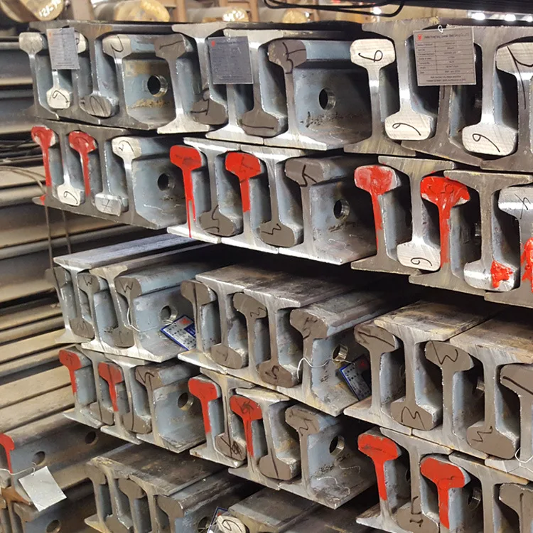 
Chinese Standard 15KG/M Steel Rail Low price GB standard Light Rail Track 22kg 30kg light railway rail 