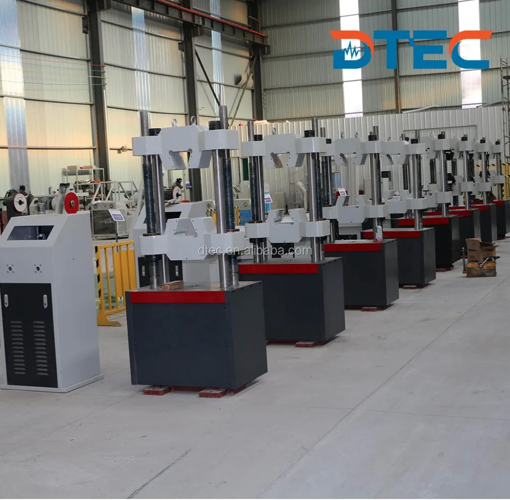 DTEC DEW-1000D Hydraulic Universal Testing Machine,1000KN,Computer Display,Electro-hydraulic Servo Motor,Manufacturer Price