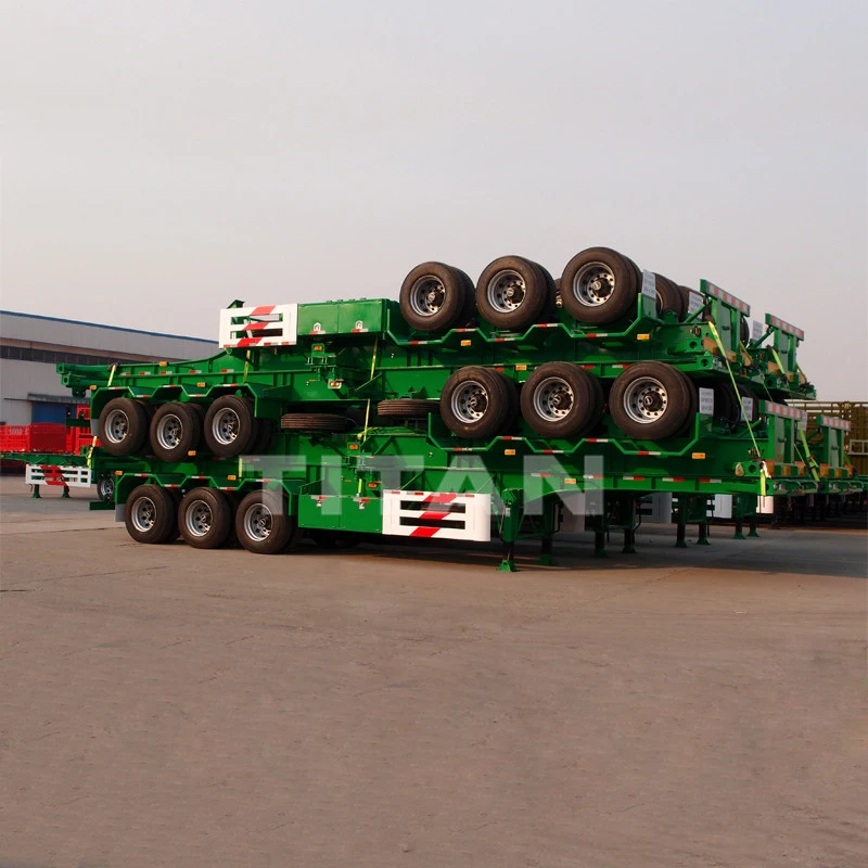 iso tank container chassis semitrailer 20ft 40 foot 45 feet cargo 3axle container semi trailer with twist locks