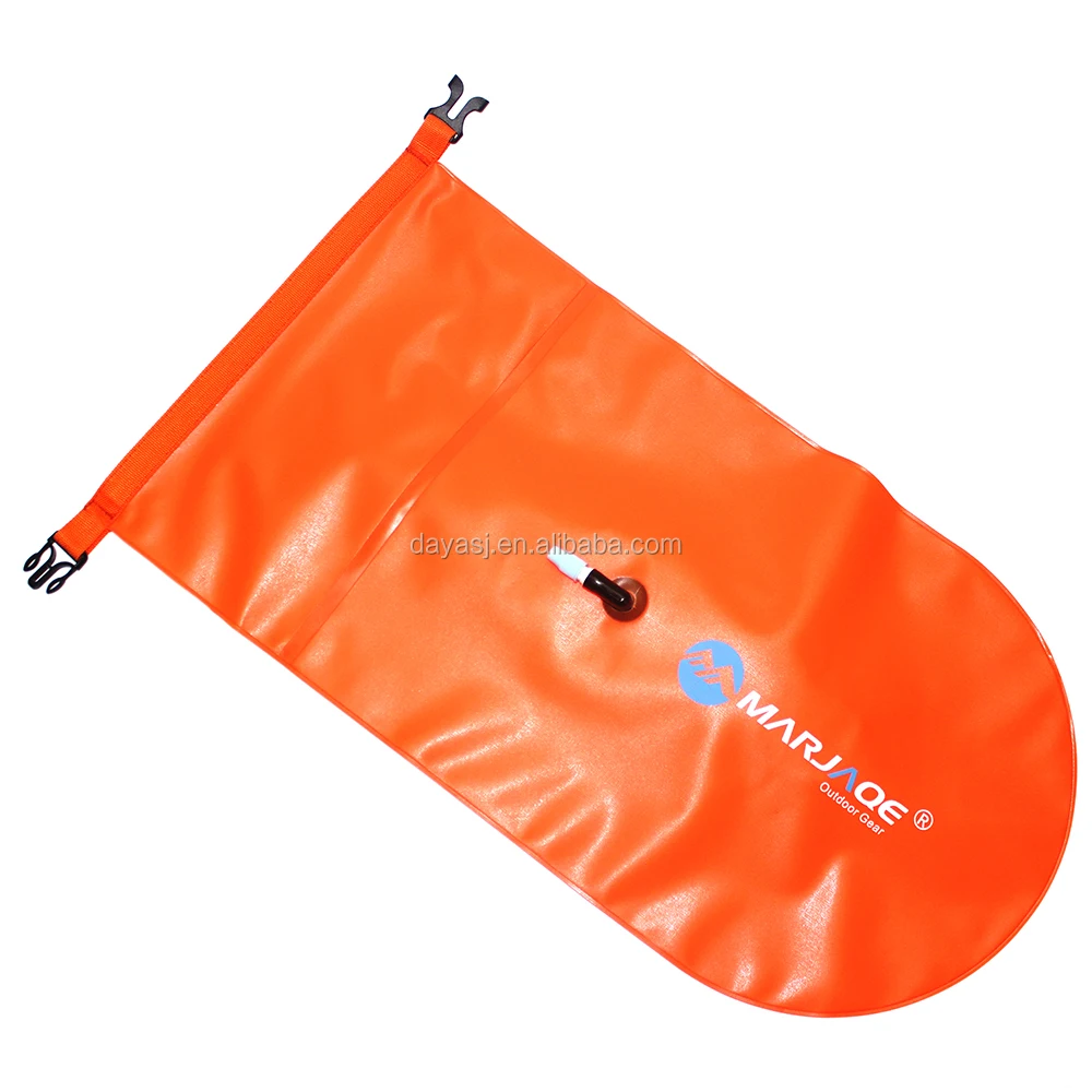 20L PVC Outdoor Waterproof Dry Bag Inflatable Storage Flotation Rafting Kayaking Drift Bag River Life-saving Swimming Buoy