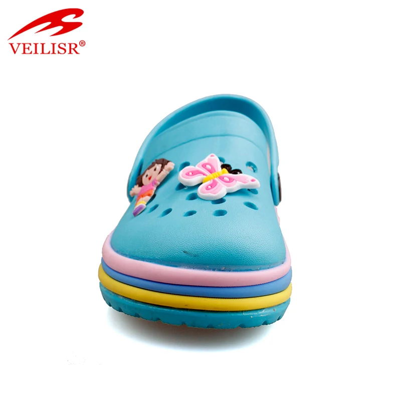 New cartoon patch summer beach walk sandals EVA kids garden clogs
