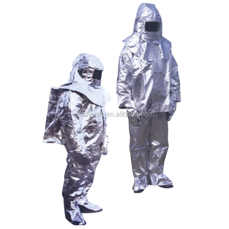 Aluminum Fabric Heat Resistant Suit Aluminized Foil Heat Protective suit