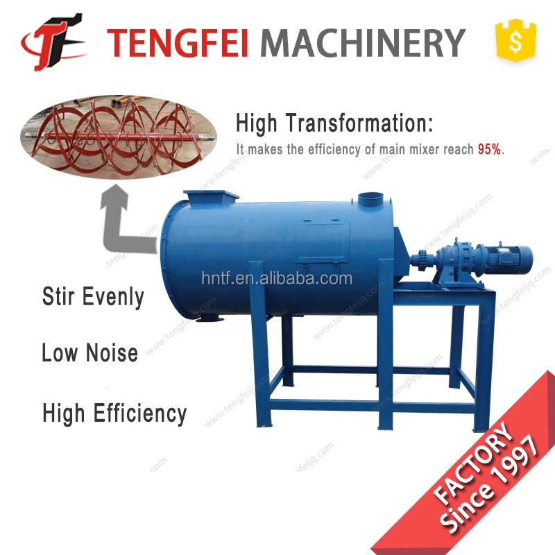 Low Cost Continuous Tile Adhesive Dry Construction Mixture Mortar Mixer
