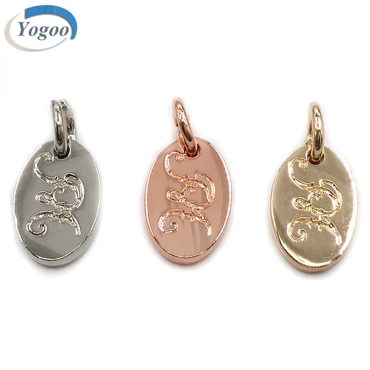 Factory Price Zinc Alloy Wholesale Charms Custom Engraved Pendants Charms for Jewelry