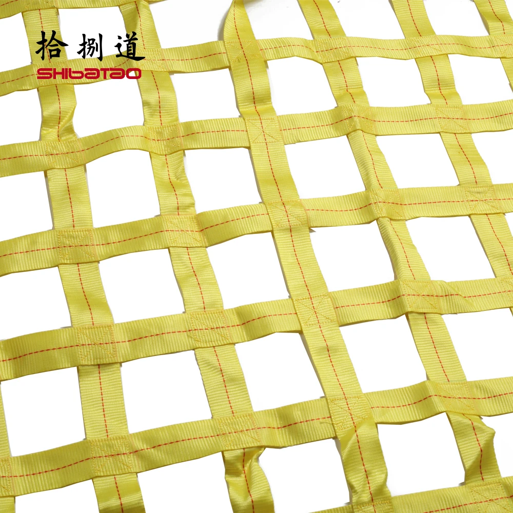 Polyester Webbing Net Adjustable Cargo Net Climbing Cargo Net for Truck for Trailer