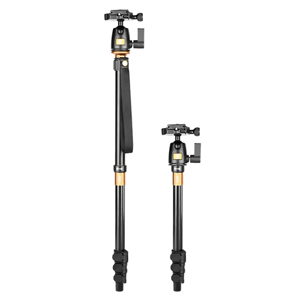 Q555 Professional Aluminum Magnesium Alloy Portable Foldable 12' Tripod Kit For SLR Digital DV Camera Can Be Changed To Monopod