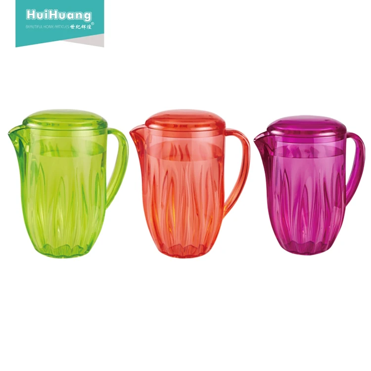 Набор кувшинов WeHome из прозрачного пластика, 1500 мл, 4 чашки