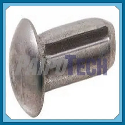 DIN 1476 Stainless Steel Grooved Pin with Round Head