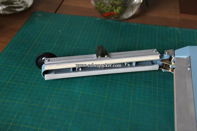 PFS-400 Алюминиевый Корпус С Боковой Резец Мешок Тепла Руководство Импульс Машину уплотнителя