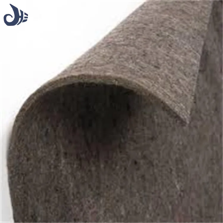 2mm Brown color Needle Punch Polyester Felt carpet for exhibition flooring covering
