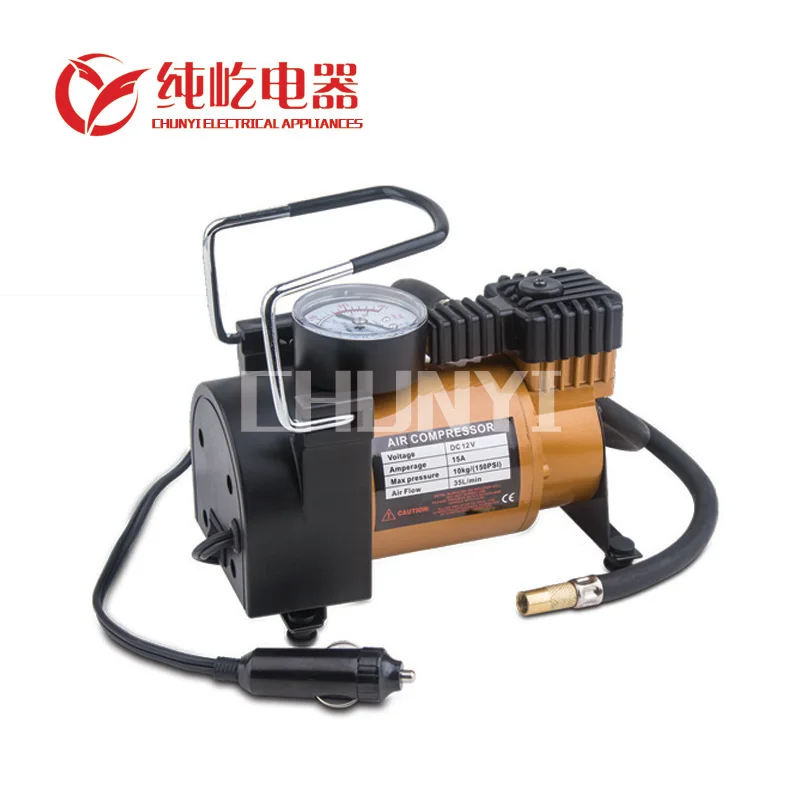 
high powerPortable car Air Compressor Heavy Duty 12V 140PSI/965kPA Pump Electric Tire Inflator Car Care Tool 