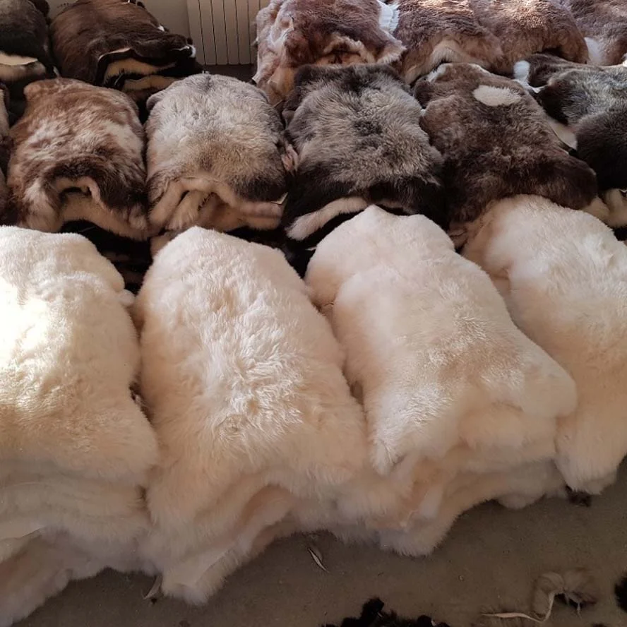 China factory hot sale genuine Australia or New Zealand sheep skin fur rugs lamb skin carpets
