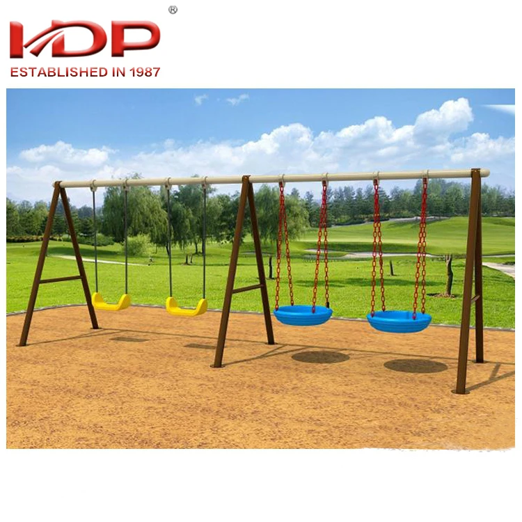 Children slide playground equipment set outdoor baby swing