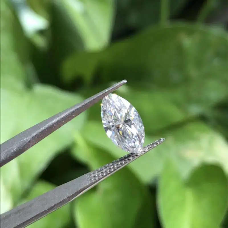 wuzhou provence wholesale price moissanite loose gems 2 carat for gold jewelry earring  ring pendant