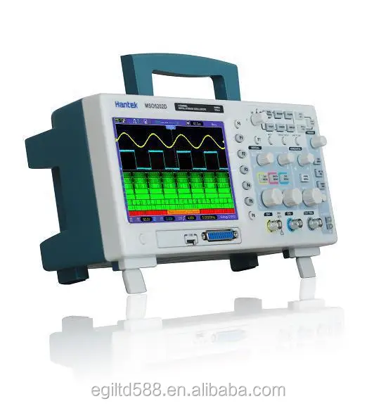 Hantek 200MHz MSO5202D Mixed Signal Digital Oscilloscope 16 Logical Channels +2 Analog Channels + External Trigger Channel