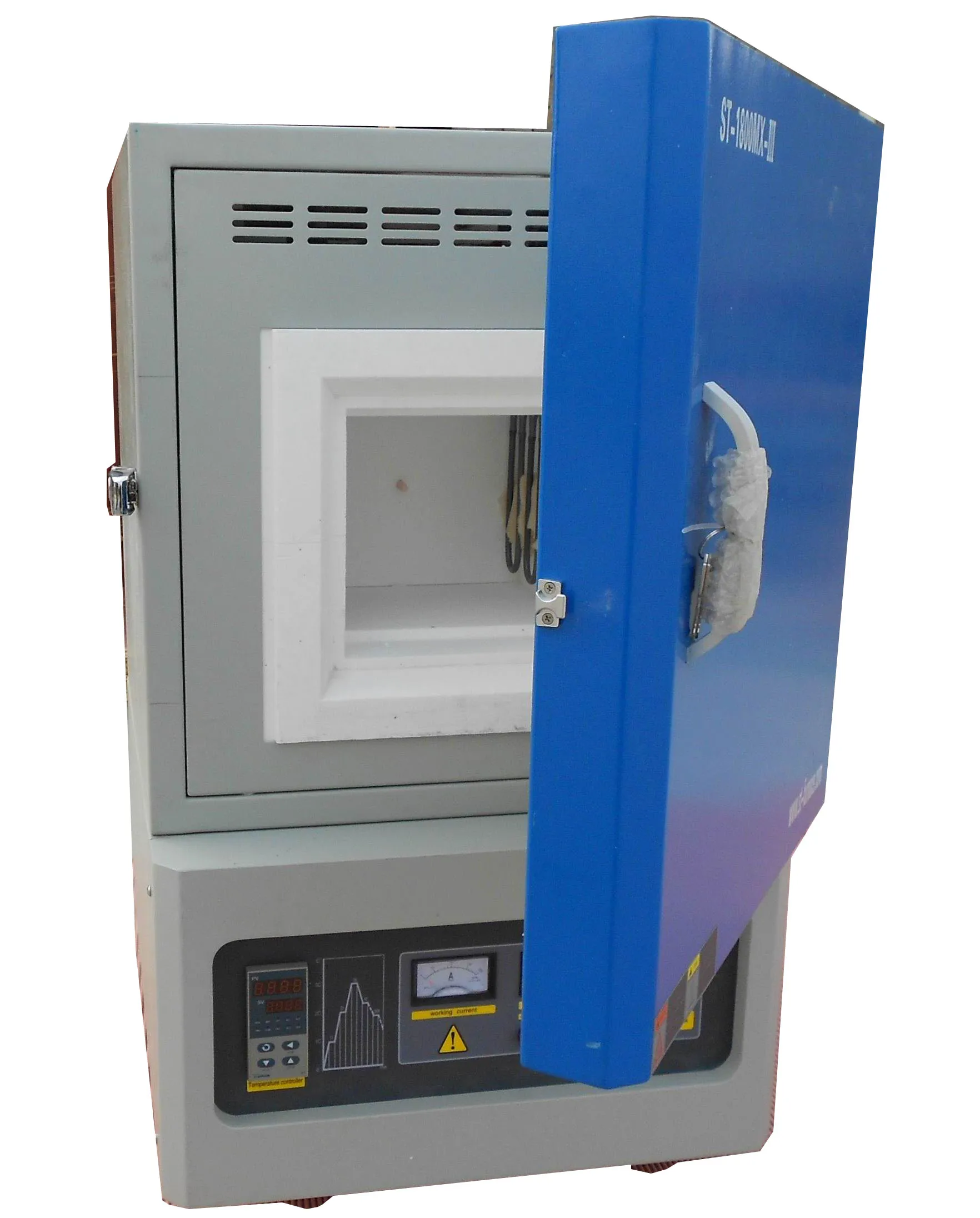 1700 C high temperature box muffle furnace Mosi2 heater