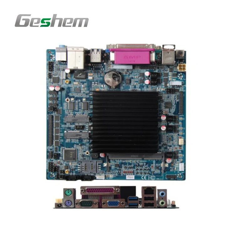Mini-ITX motherboard with onboard processor and embedded systems